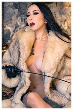 Mistress Yoko can be your bossy, strict dominant mistress, to sensual domination or sweet teasing to harsh corporal punishment and full toilet training